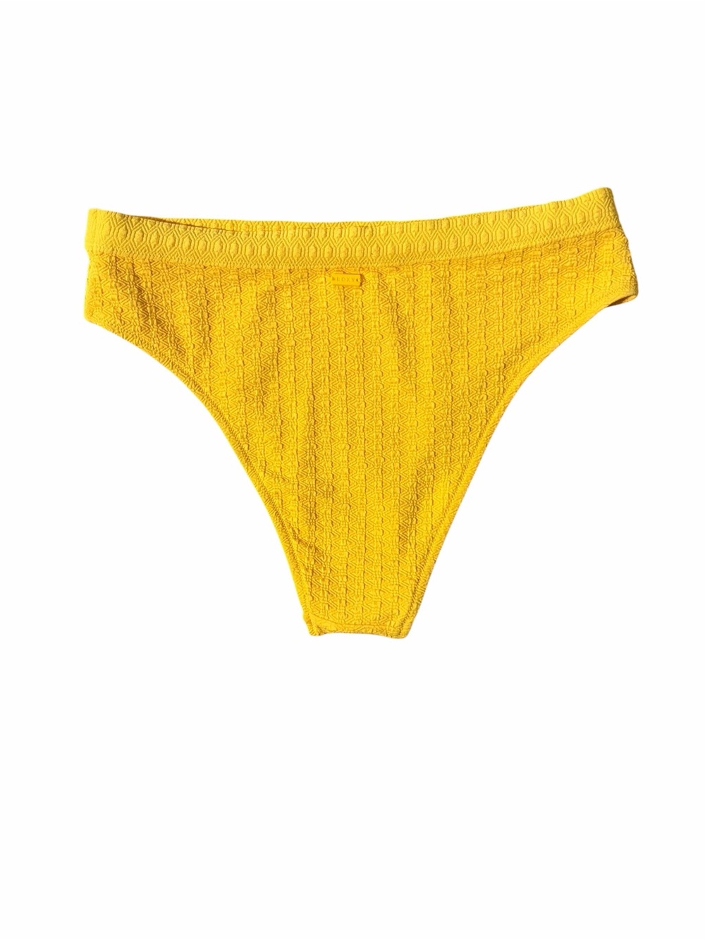 ROXY HALIEWA BANDED HIGH WAIST MOD BIKINI BOTTOM - WOMEN'S SIZE MEDIUM - Picture 4 of 5